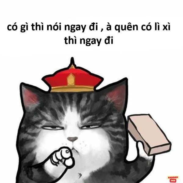 ảnh lì xì troll cầm gạch