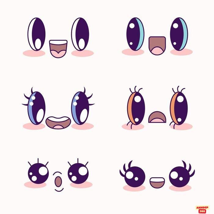 ảnh mắt chibi đẹp