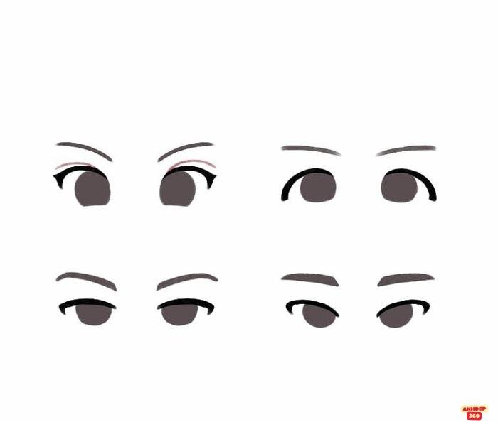 ảnh mắt chibi siêu dễ thương