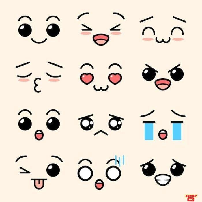 ảnh mắt chibi siêu đẹp