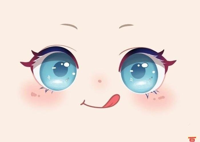 ảnh mắt chibi to