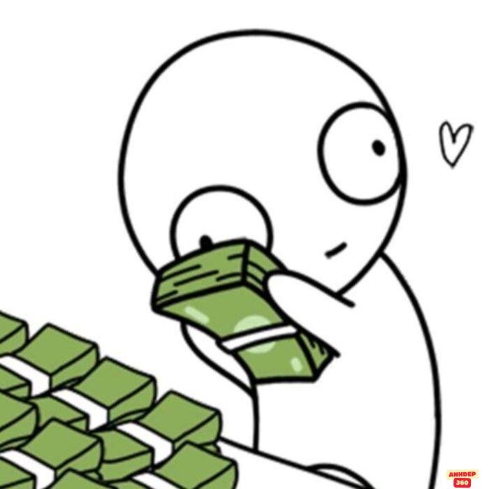 ảnh meme hết tiền siêu bự