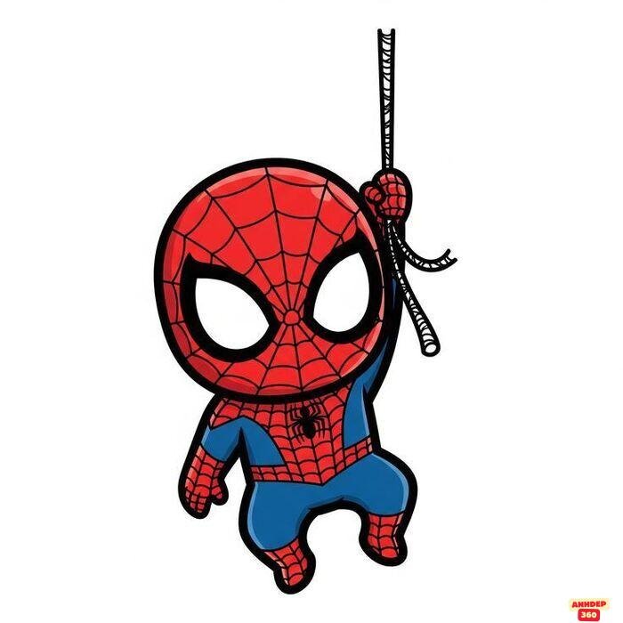 ảnh spiderman chibi ngầu cute