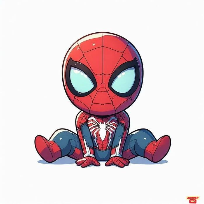 ảnh spiderman chibi ngầu lòi