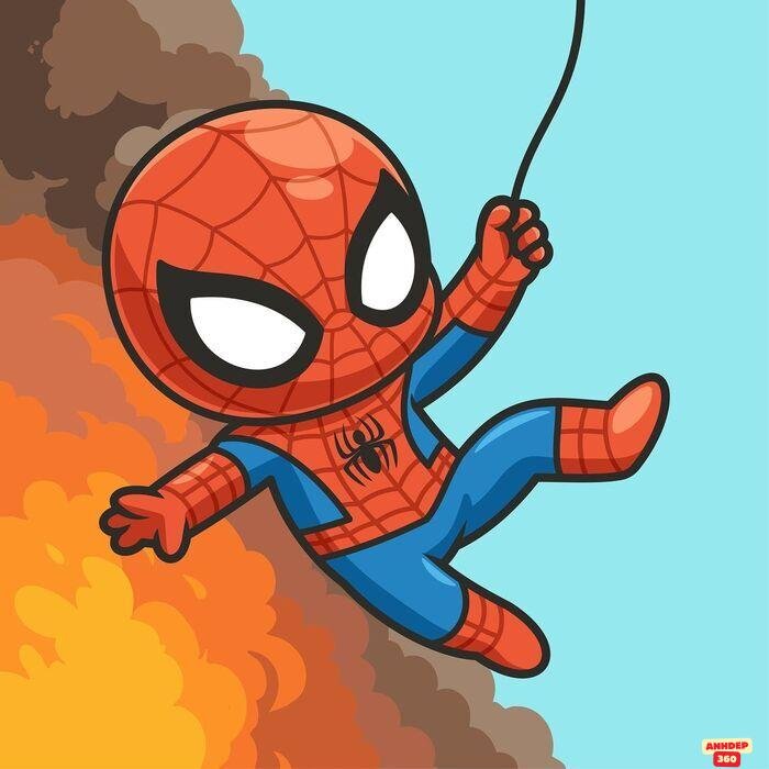 ảnh spiderman chibi xinh nhất