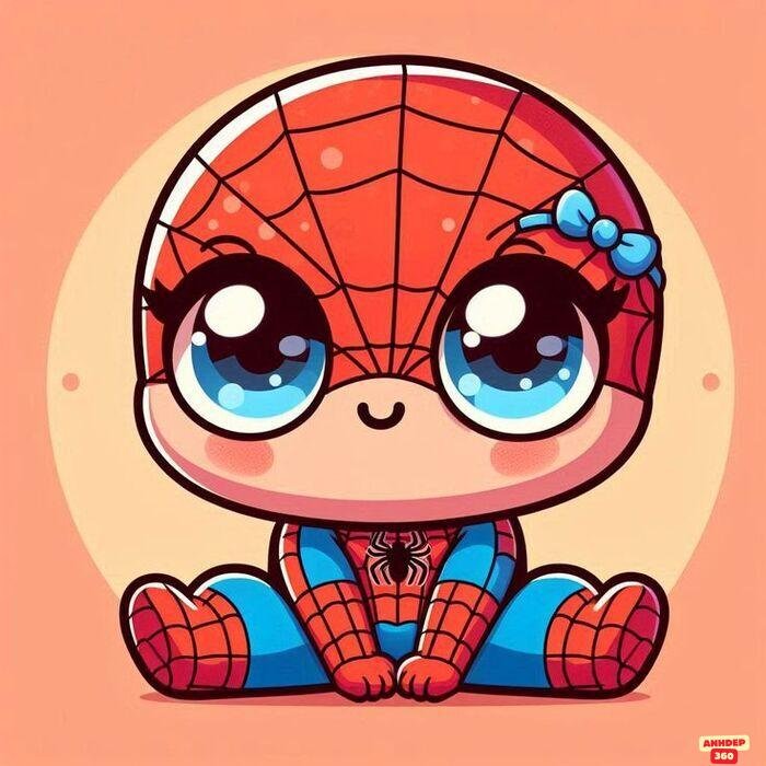 ảnh spiderman chibi