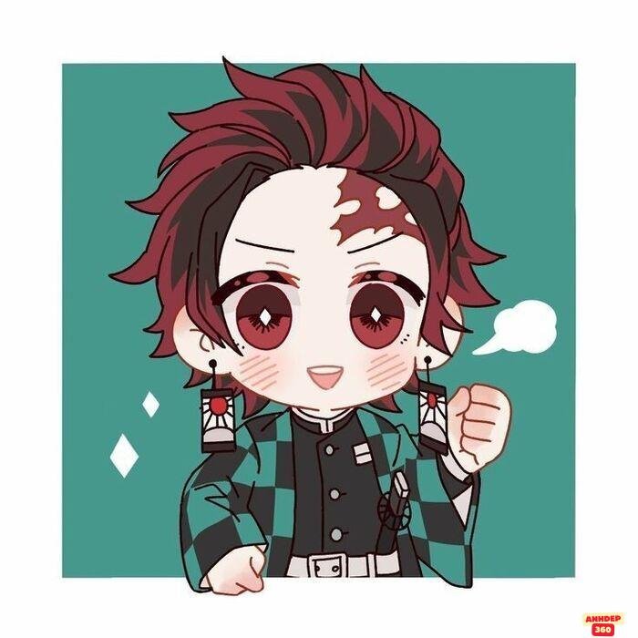 ảnh tanjiro chibi cực đẹp