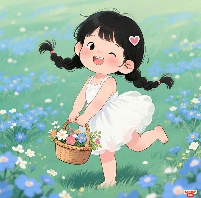 ảnh tranh chibi đáng yêu