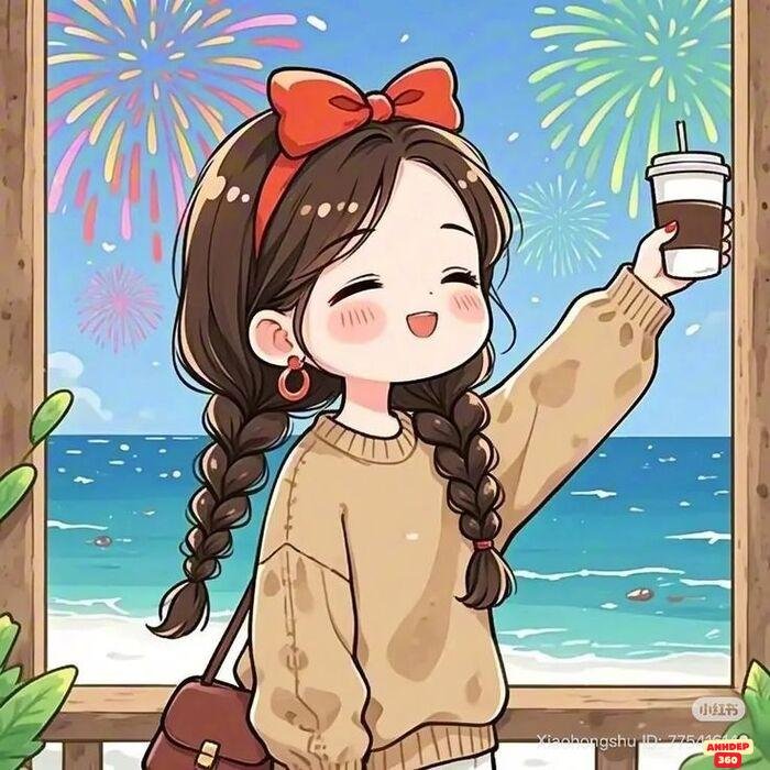 ảnh tranh chibi đẹp