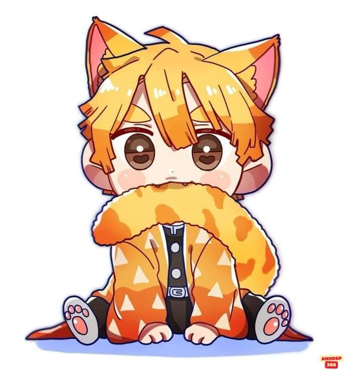 ảnh zenitsu chibi đẹp ngầu