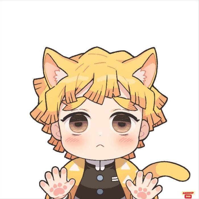 ảnh zenitsu chibi đẹp xinh
