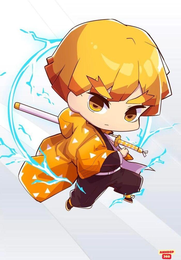 ảnh zenitsu chibi đẹp