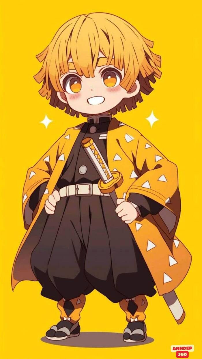ảnh zenitsu chibi siêu đẹp