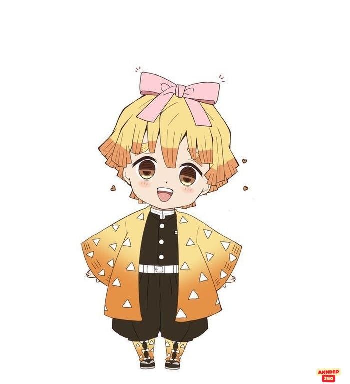 ảnh zenitsu chibi siêu xinh