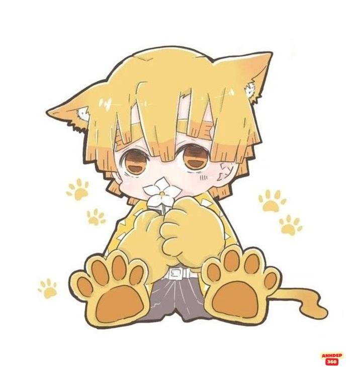 ảnh zenitsu chibi