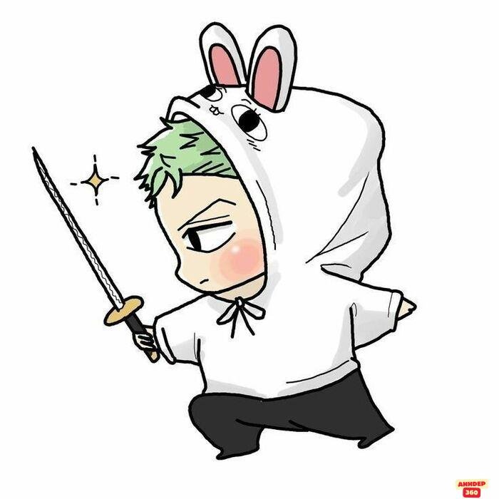 ảnh zoro chibi ngầu lòi
