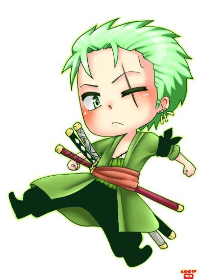 ảnh zoro chibi siêu đẹp