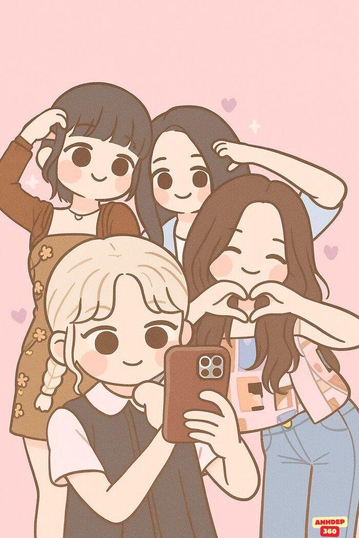 blackpink chibi dễ thương nhất