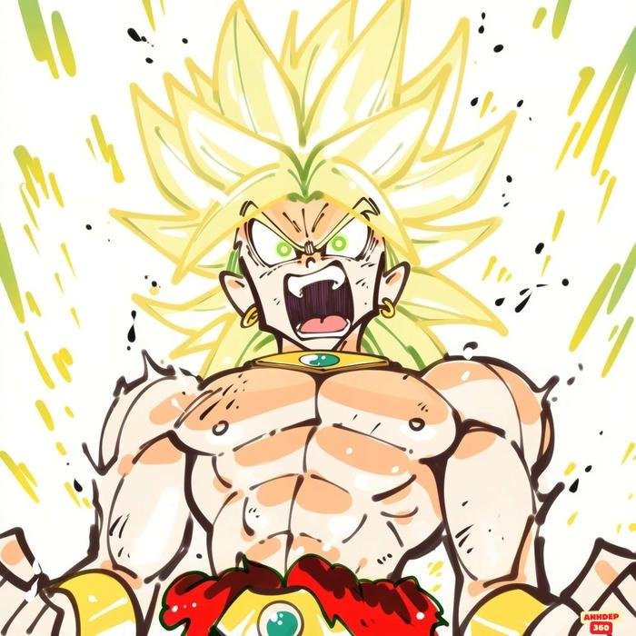 broly nổi giận đẹp