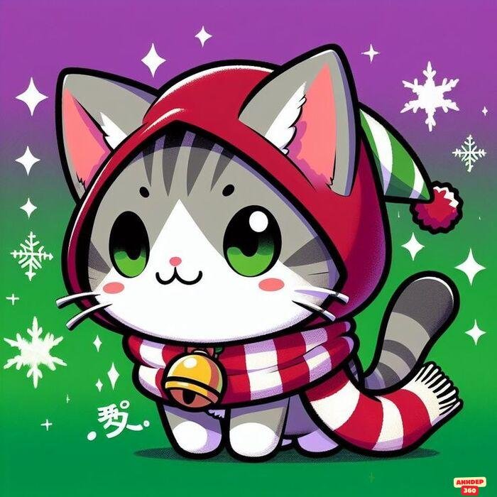 chibi cat cực đáng yêu