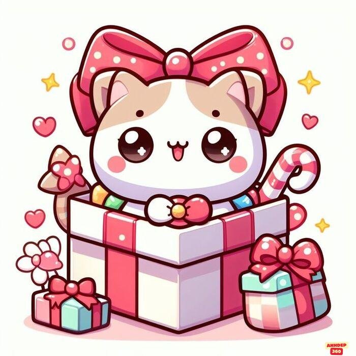 chibi cat siêu xinh