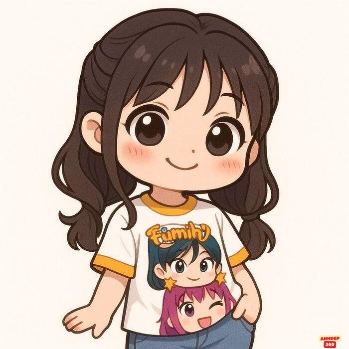 chibi dễ thương girl cấp 2