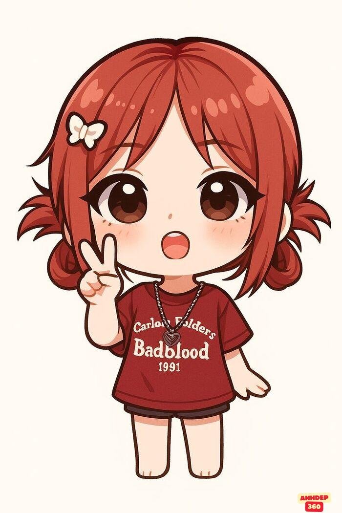 chibi dễ thương hơi tinh nghịch