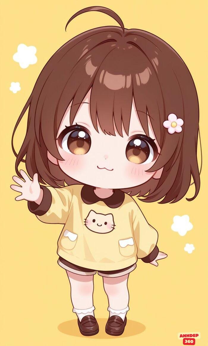 chibi dễ thương tóc ngắn