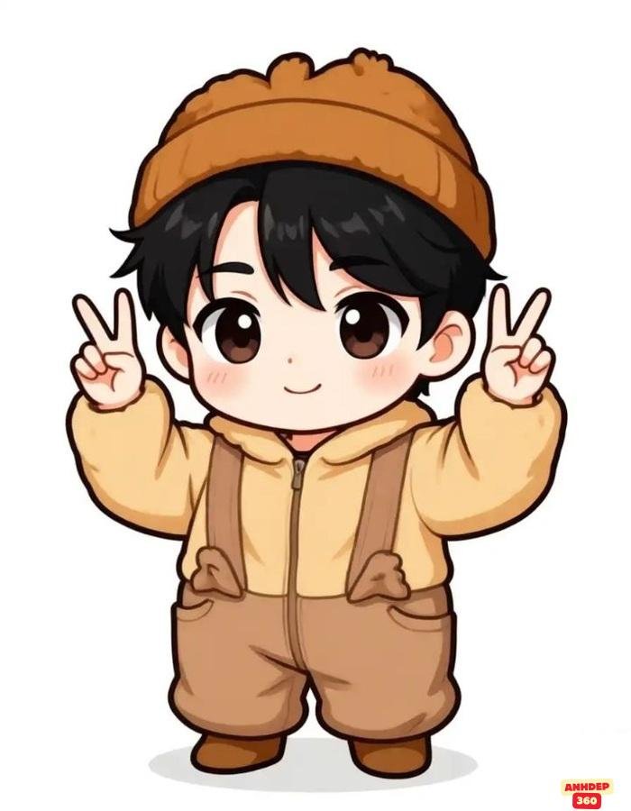 chibi dễ vẽ nhất nam cute