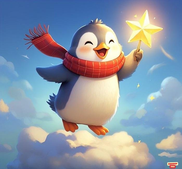 chim cánh cụt chibi xinh yêu