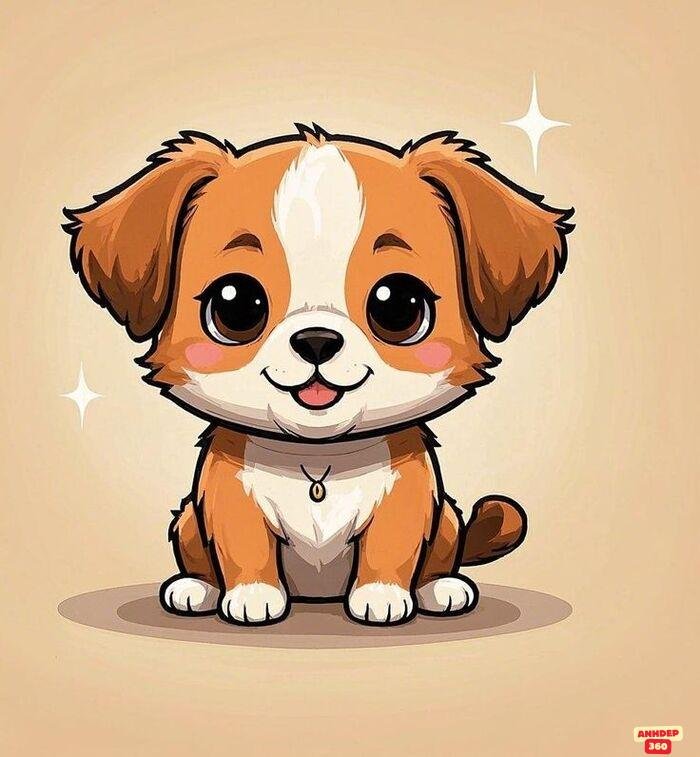 chó chibi đẹp xinh