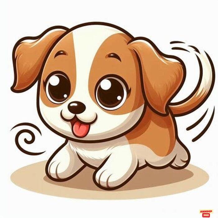 99+ Mẫu ảnh chó chibi dễ vẽ