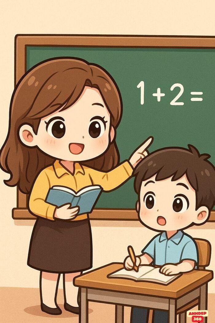 cô giáo chibi siêu xinh