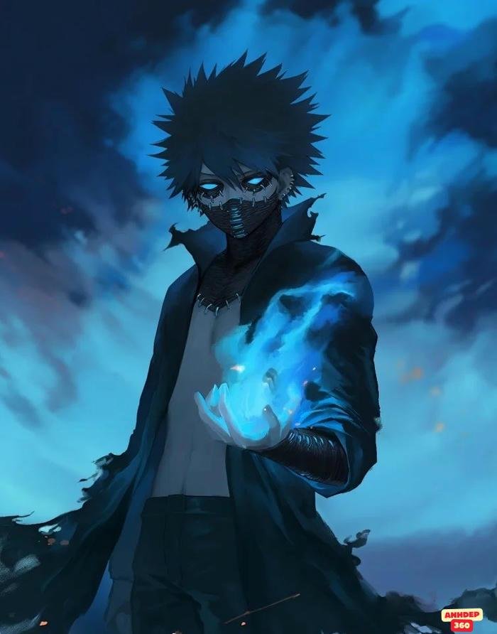 dabi lửa xanh rực rỡ