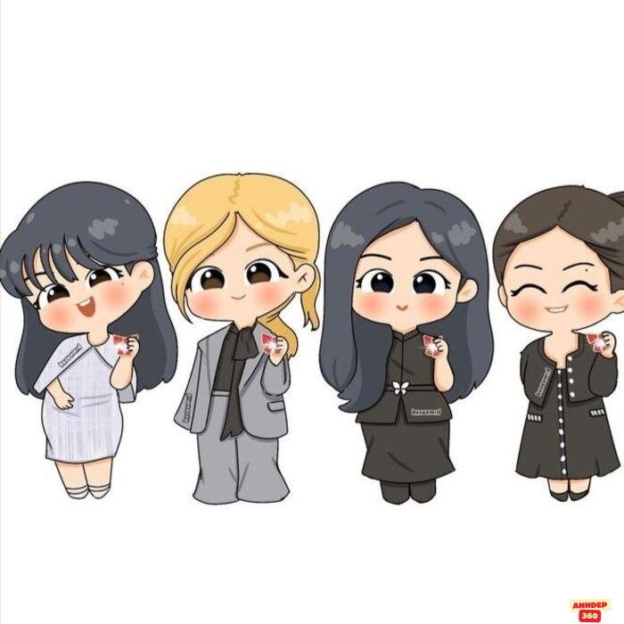 hình ảnh blackpink chibi cute nhất