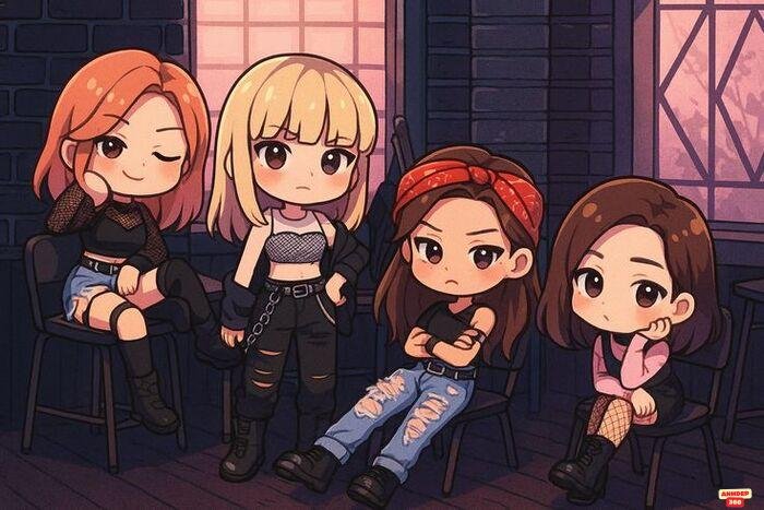 hình ảnh blackpink chibi cute