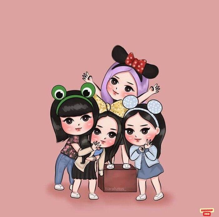 hình ảnh blackpink chibi xinh