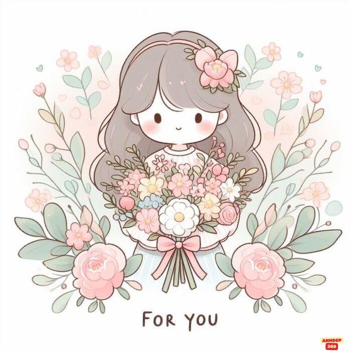 hình ảnh hoa chibi siêu đẹp