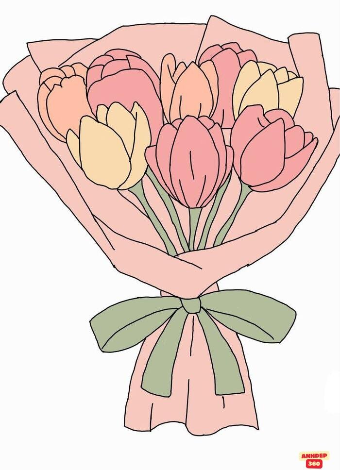 hình ảnh hoa chibi xinh