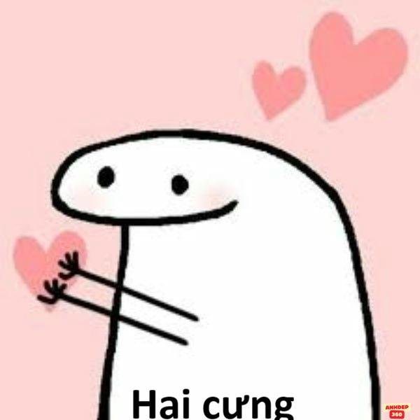 hình ảnh meme bắn tim bựa