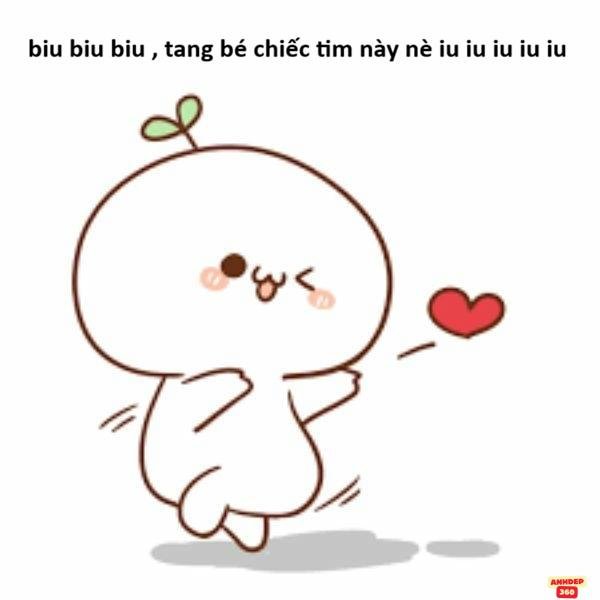 hình ảnh meme bắn tim hài hước