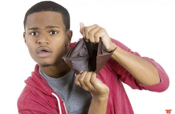 hình ảnh meme hết tiền hài