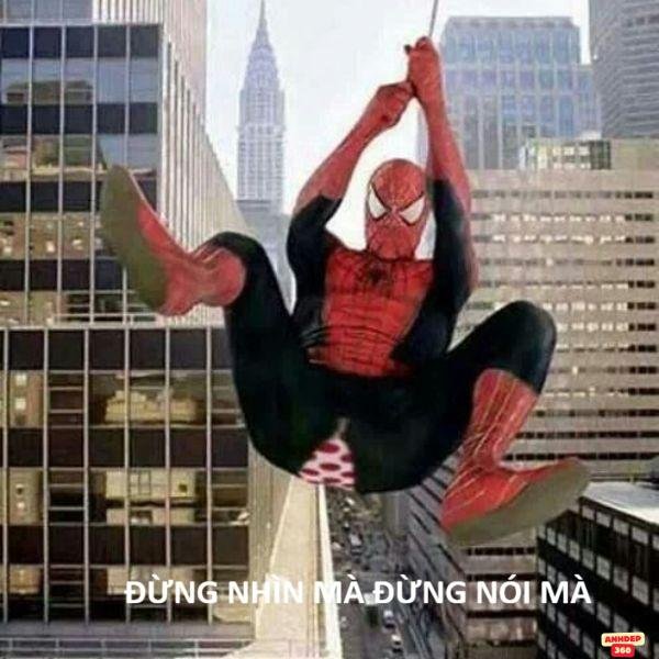 hình ảnh meme người nhện siêu bựa