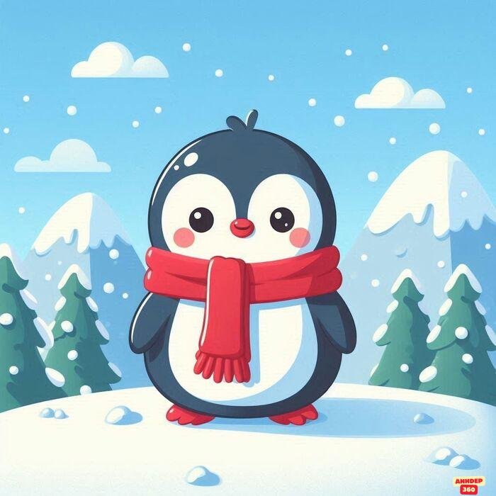 hình ảnh tranh chibi cánh cụt