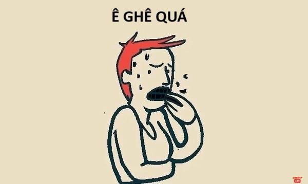 hình chế gương mặt sợ quá