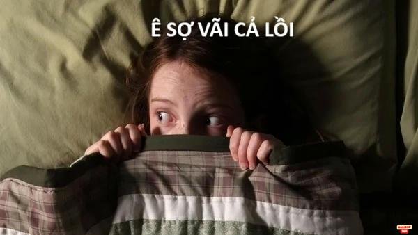 hình chế meme sợ quá cực hài