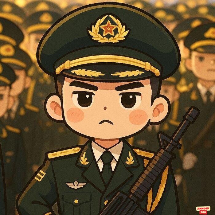 hình chibi bộ đội việt nam ngầu