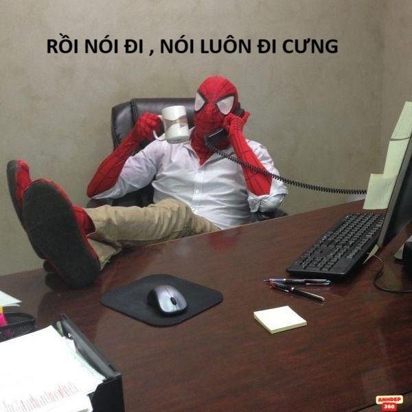 hình meme người nhện chế