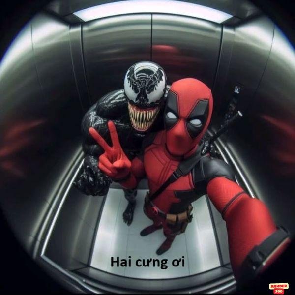 hình meme người nhện siêu hài