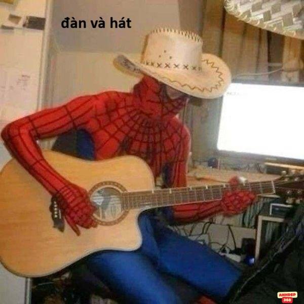 hình meme người nhện troll team